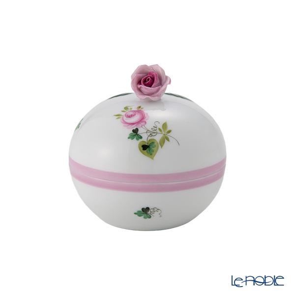 【新品箱付き】HEREND ヘレンド ウィーンのバラ ピンク ラウンドボックス ヘレンド（HEREND） 並行輸入品 ウィーンのバラ ピンク 06033-0-09
