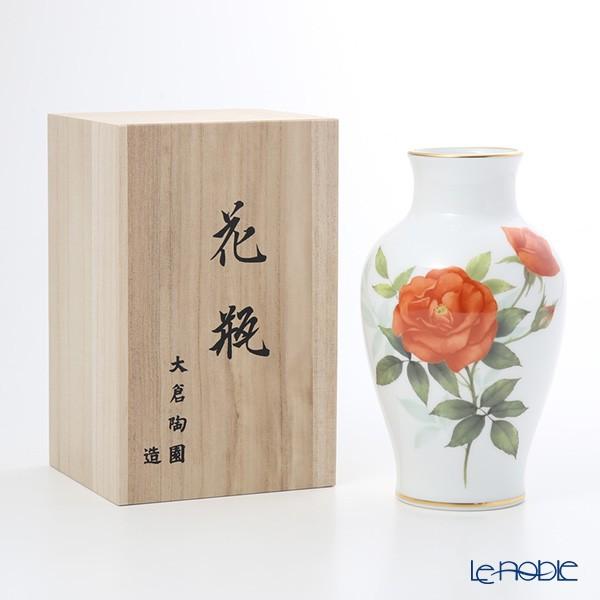 大倉陶園 プリンセスミチコ 19cm 花器 A946-3/74A : ブランド 大倉陶園 プリンセスミチコ 19cm 花器 A946-3/74A : ブランド