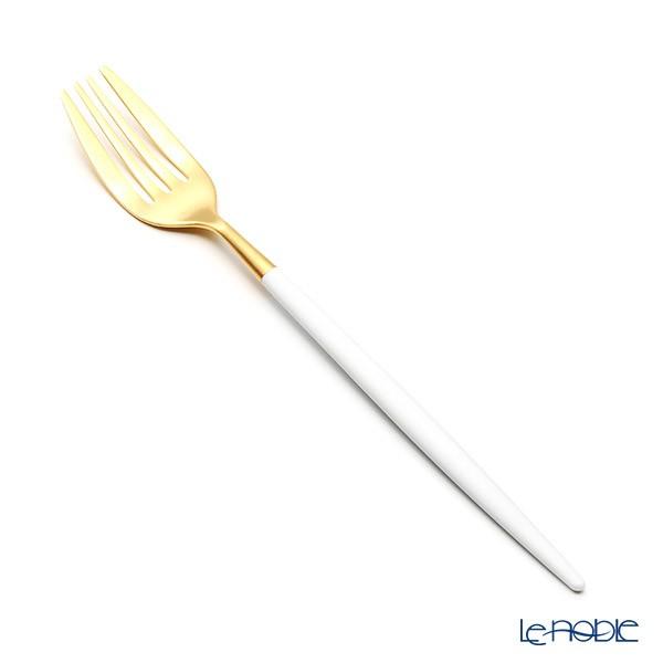 クチポール ミオ Mio ホワイト ゴールド デザートフォーク マット仕上げ おしゃれ カトラリー Sns ブランド洋食器 ル ノーブル 通販 Yahoo ショッピング