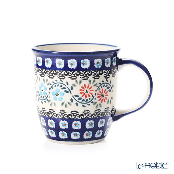 ボディがストレートなタイプのマグカップ。 ポーリッシュポタリー ボレスワヴィエツ Zaklady Ceramiczne BOLESLAWIEC Polisf Pottery ポーランド マグカップ