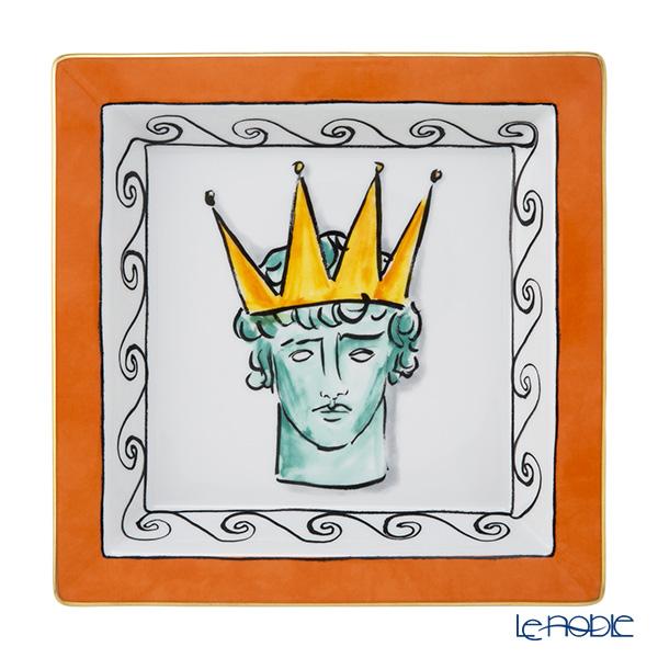 GINORI 1735ジノリイル ヴィアッジョ ディネットゥーノスクエアプレート IL VIAGGIO DI NETTUNO ジノリ1735 イル ヴィアッジョ ディ