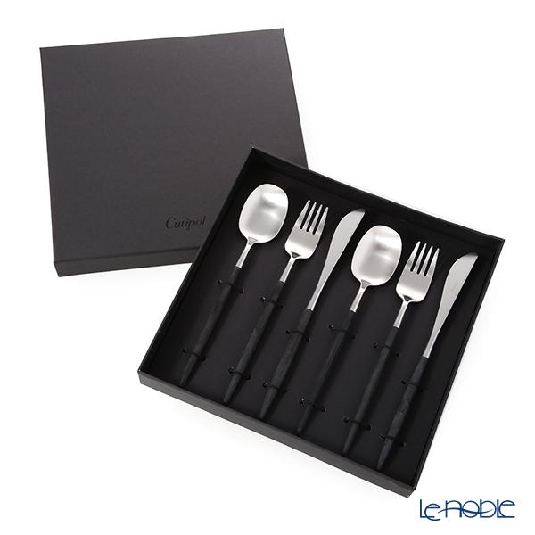 【さんたさん専用】Cutipol カトラリーセット 6点 ブラックブラック Cutipol（クチポール） ゴア カトラリー セット Cutipol GOA ブラック
