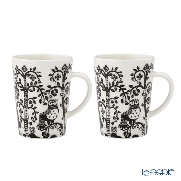 並行輸入品 イッタラ(iittala) タイカ ブラック マグカップ 300ml ペア 1070923 北欧