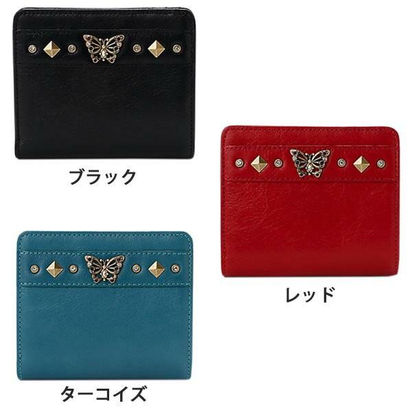 アナスイ 可愛い 財布 二つ折り ミニ財布 レディース ロックバタフライ レディース Annasui バッグ Anna Sui 新入荷 二つ折り財布 可愛い 小さめ 小さい Annasui 425 バッグ 財布のプルミエール 特価ブランド即出荷 メーカー直送即出荷