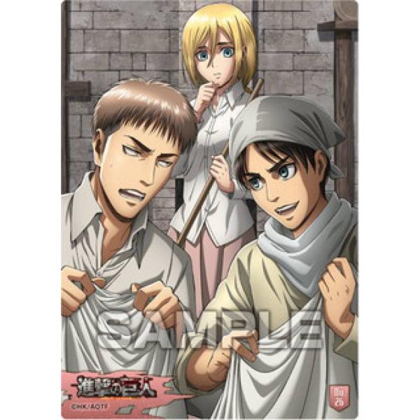 No.26 エレン＆ジャン＆ヒストリア(クリスタ)】 進撃の巨人 クリア