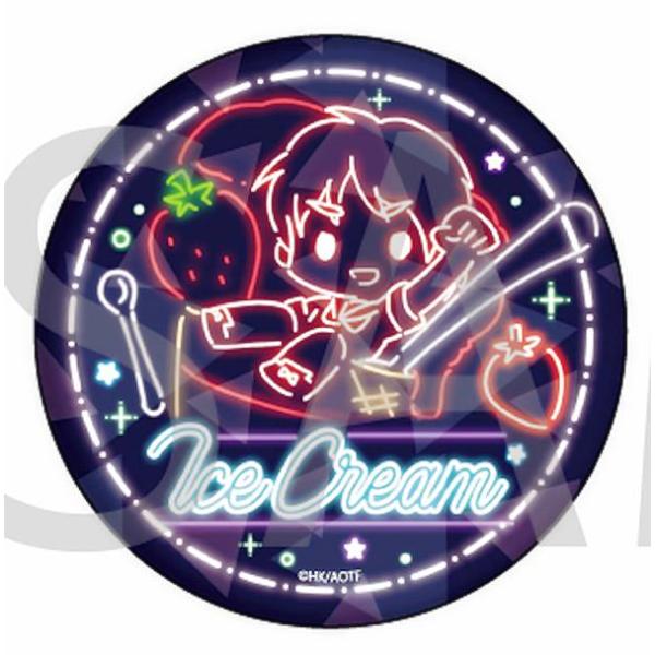エレン・イェーガー】 ホログラム缶バッジ(65mm) 進撃の巨人 01 アイス