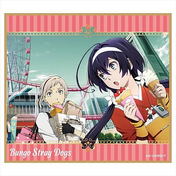中島敦＆泉鏡花】文豪ストレイドッグス 雑誌版権 ミニ色紙
