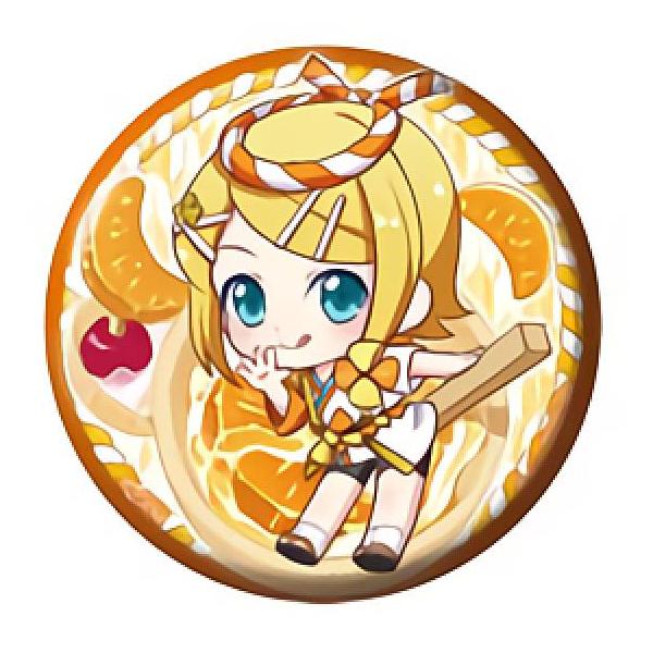 C賞 鏡音リン (缶バッジ) 】 初音ミク 初音ミクあそーと -マジカル