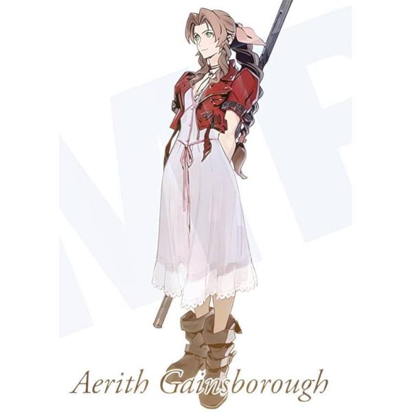 【[パラレル] 2-074 エアリス・ゲインズブール/エバークライシス版 (プレミアムカード) 】 FF VII ANNIVERSARY ART MUSEUM DIGITAL CARD PLUS Vol.2