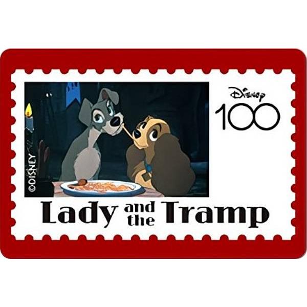 ディズニー100 わんわん物語　シリアルナンバー185 わんわん物語(切手風) (N ノーマル)】 ディズニー100 ワンダーカード