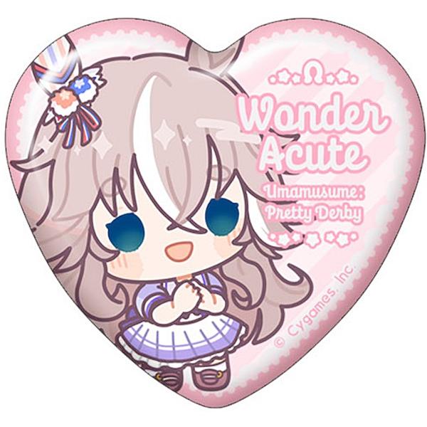 ウマ娘 ワンダーアキュート キャラバッジ ワンダーアキュート】 ウマ娘 プリティーダービー ハート型キャラ