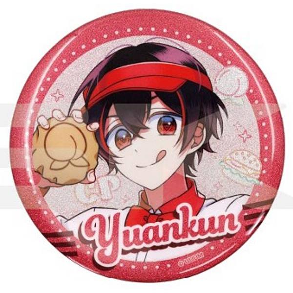 ゆあんくん】カラフルピーチ ラメキラカンバッジコレクション ダイナー