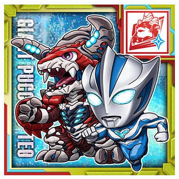 【VII-No.03 巨大化プッチー＆テオ (R レア)】ウルトラマンシールウエハース 〜60th Anniversary〜