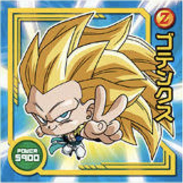 W12-18 ゴテンクス (ノーマル) 】 ドラゴンボール超戦士シール
