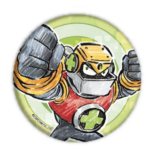 ガッツマン】 缶バッジ ロックマンエグゼ 01 グラフアート