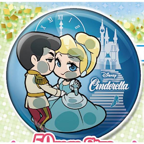シンデレラ】 ぴた!でふぉめ ディズニープリンセス 缶バッジ