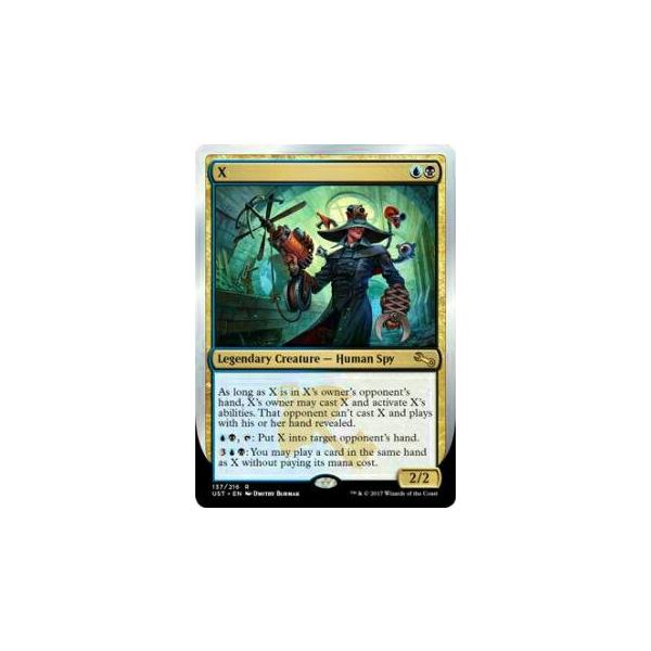 マジックザギャザリング英語版 MTG UST EN 137 X ミスターX(英語版