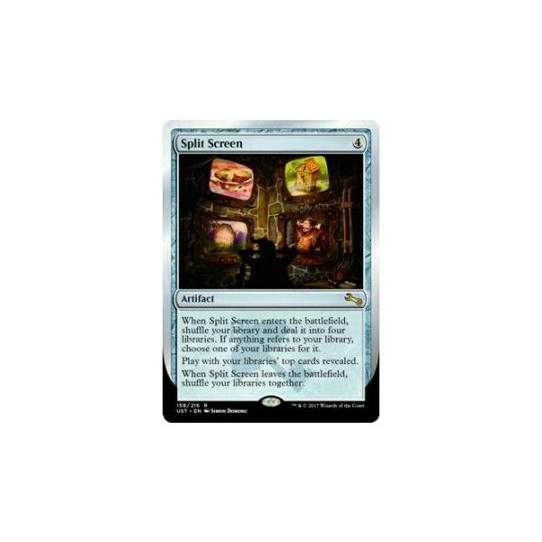 マジックザギャザリング英語版 MTG UST EN 158 Split Screen 分割画面