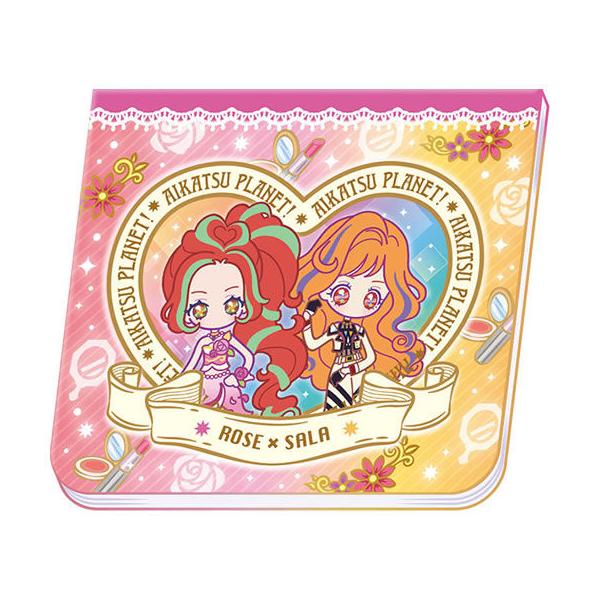 ローズ＆サラ】 アイカツプラネット！ ミニメモコレクション