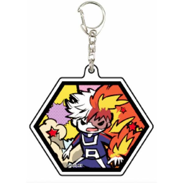 轟焦凍】 アクリルキーホルダー 6角形 僕のヒーローアカデミア 01