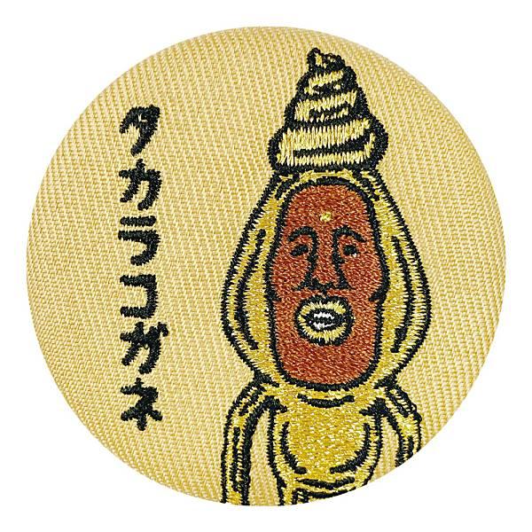 タカラコガネ】こびとづかん シークレット刺繍缶バッジ : トレカ