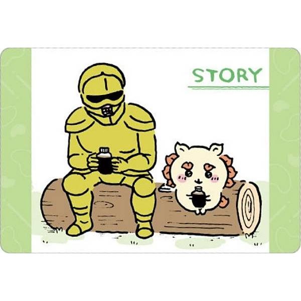 No.16 ラーメンの鎧さん＆シーサー (ストーリーカード) 】ちいかわ