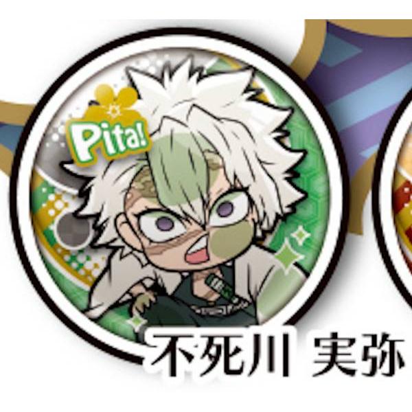 不死川実弥】 ぴた！でふぉめ 鬼滅の刃 缶バッジ Vol.4 : トレカ