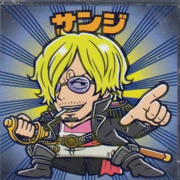 No.03 サンジ】 ビックリマンチョコ ワンピースマンチョコRED : トレカ