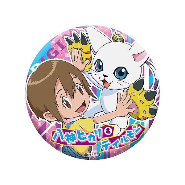 八神ヒカリ&テイルモン】 デジモンアドベンチャー 缶バッジ 八神ヒカリ&テイルモン】 デジモンアドベンチャー 缶バッジ