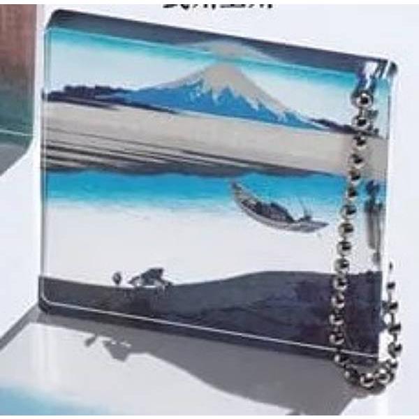 富嶽三十六景 武州玉川】葛飾北斎 海よりも蒼い北斎ブルー アクリル