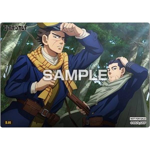 B.01 杉元佐一＆尾形百之助】ゴールデンカムイ クリアカード