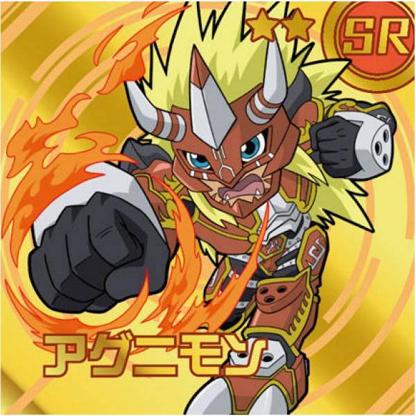 No.19 アグニモン (SR スーパーレア) 】 デジモン シールウエハース