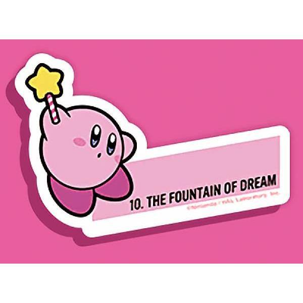 10.THE FOUNTAIN OF DREAM】 星のカービィ 30th ダイカットステッカー