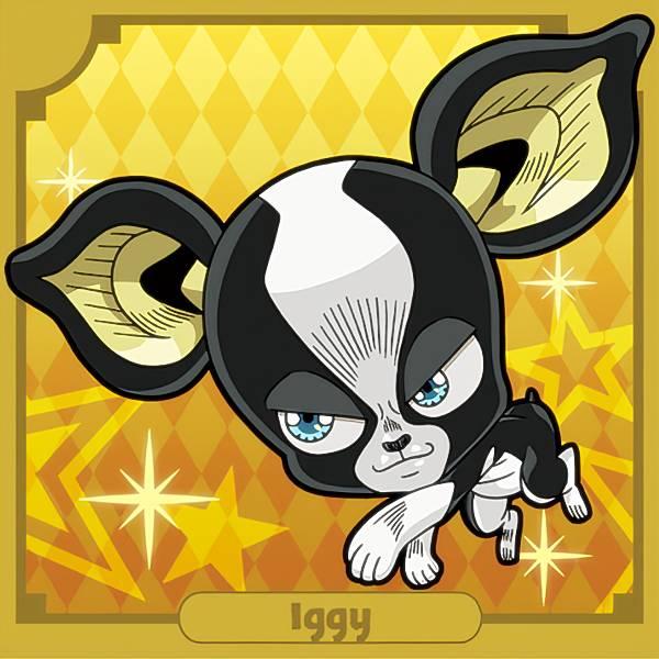 JO3-06 イギー (R レア) 】 にふぉるめーしょん ジョジョの奇妙な冒険