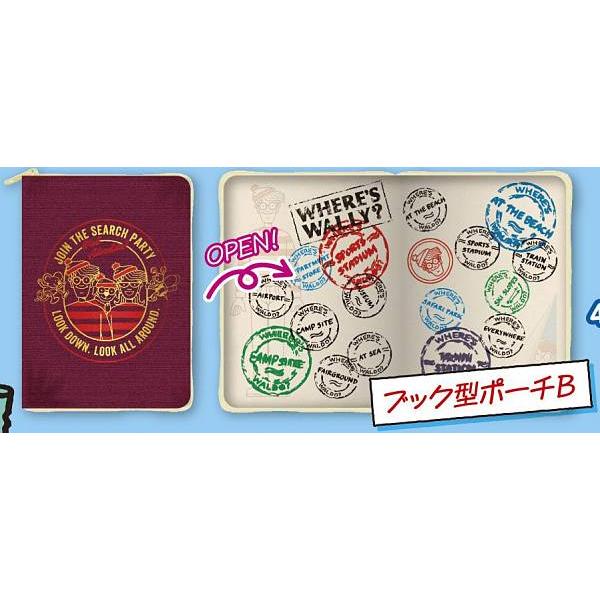 【ブック型ポーチB】ウォーリーをさがせ! グッズコレクション