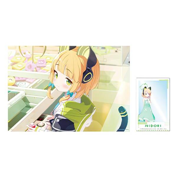 K賞 才羽ミドリ (A3サイズクリアポスター＆クリアカード) 】 一番くじ