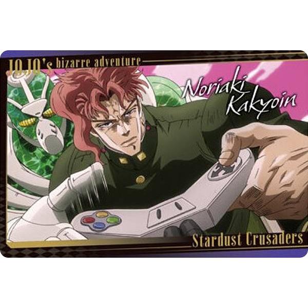 21 花京院典明 (キャラクターカード) 】ジョジョの奇妙な冒険