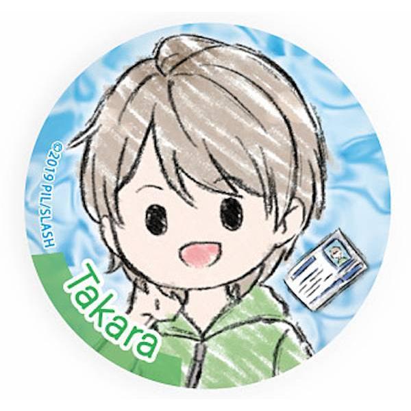 タカラ】 缶バッジ Paradise 01 グラフアートデザイン : トレカ