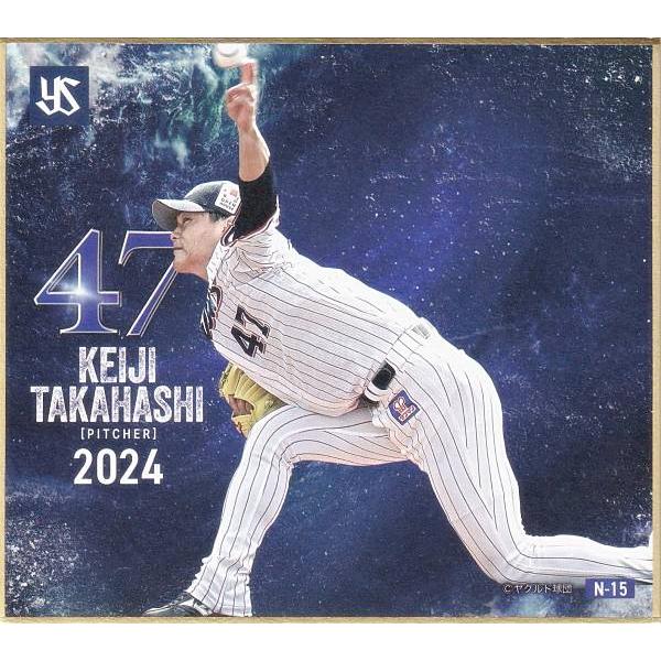 N-15 高橋奎二 (ノーマルmini色紙) 】 東京ヤクルトスワローズ〜2024