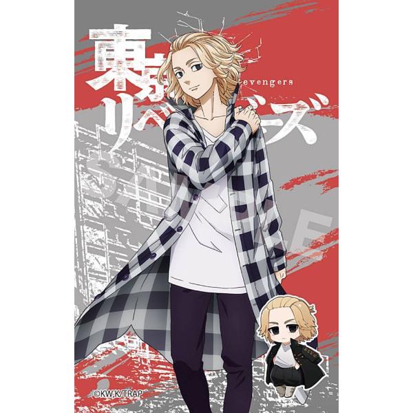 佐野万次郎(マイキー)】 東京リベンジャーズ サテン地ステッカー 02 第