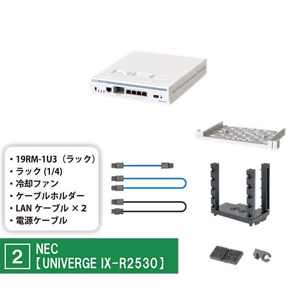 2.NEC【UNIVERGE IX-R2530】】ネットワーク機器メーカー監修 手のひら