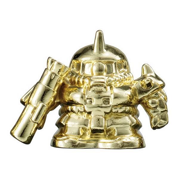 シャア専用ザク(GOLD)】機動戦士ガンダム ガシャポン戦士 ダイキャスト