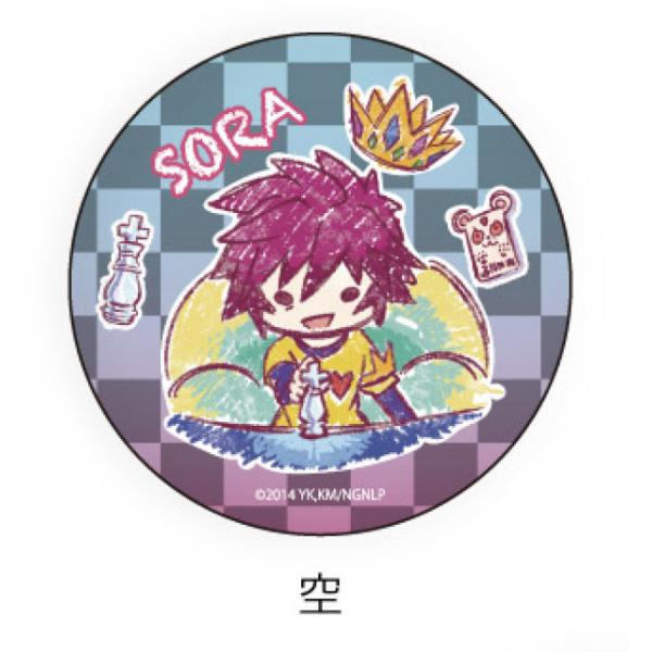 空】缶バッジ ノーゲーム・ノーライフ 01 グラフアートデザイン