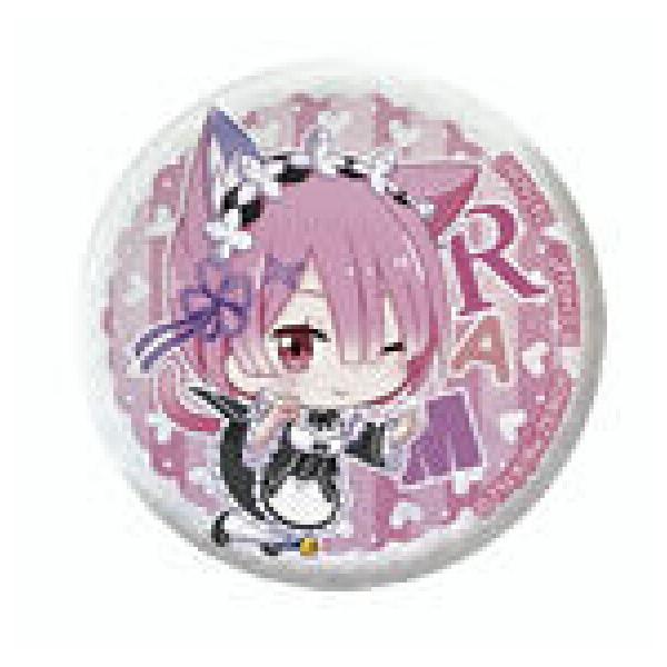 C賞.ラム (メイド服 ネコ耳ver.) 】缶バッジ Re:ゼロから始める異世界