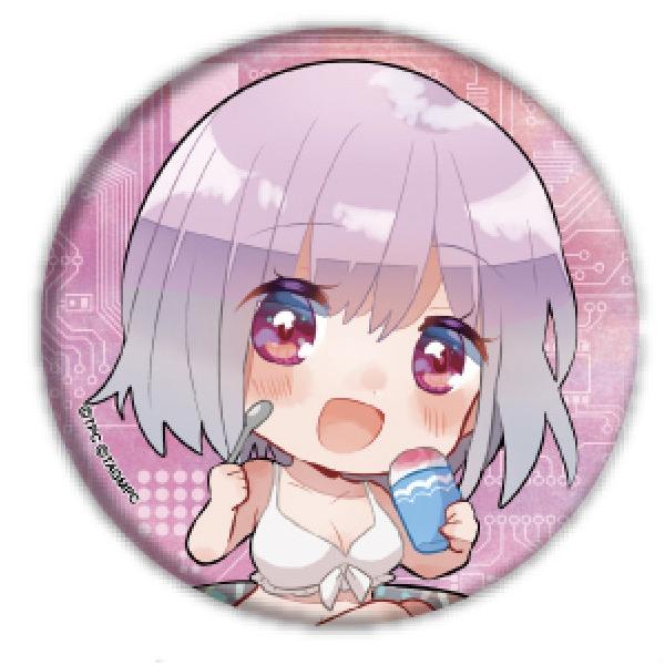 新条アカネ (水着) 】 缶バッジ SSSS.GRIDMAN 02 ミニキャラ : トレカ