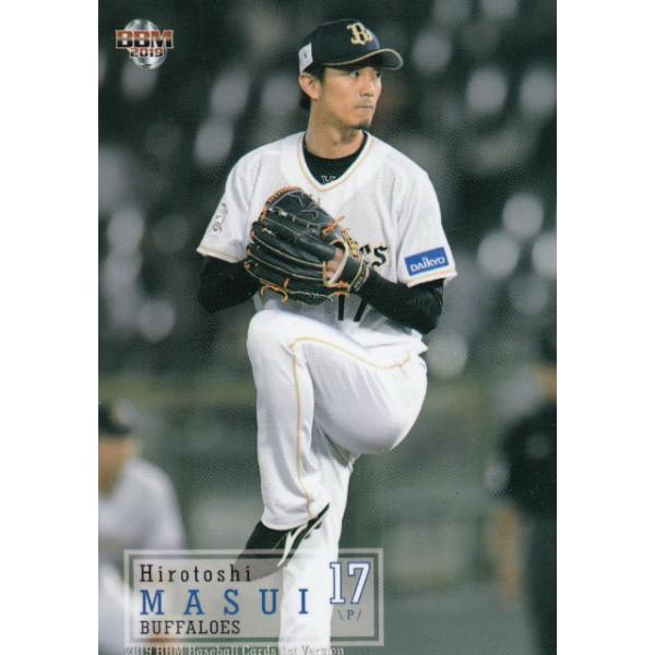 2019 BBMベースボールカード 085 増井浩俊 オリックス・バファローズ