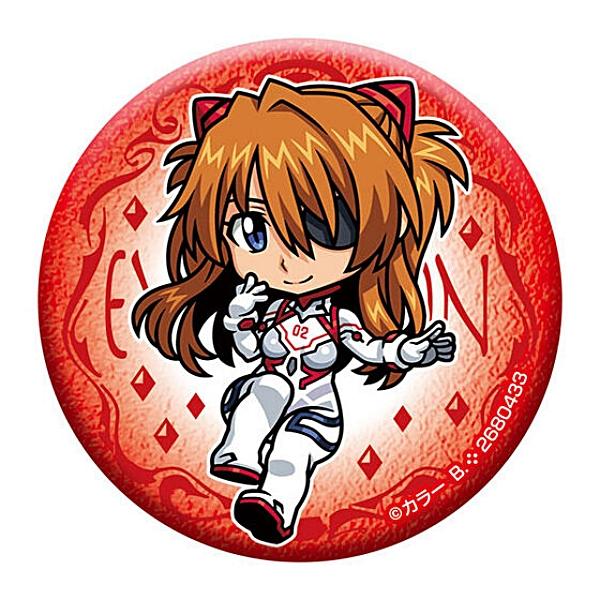 エヴァンゲリオン アスカ 缶バッジ C賞 式波・アスカ・ラングレーB (缶