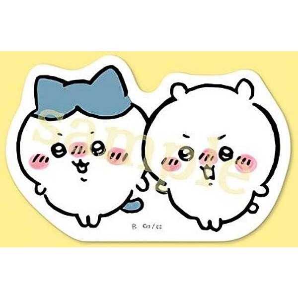 ちいかわ＆ハチワレ(鼻/赤い)】ちいかわ ダイカットステッカーセット3