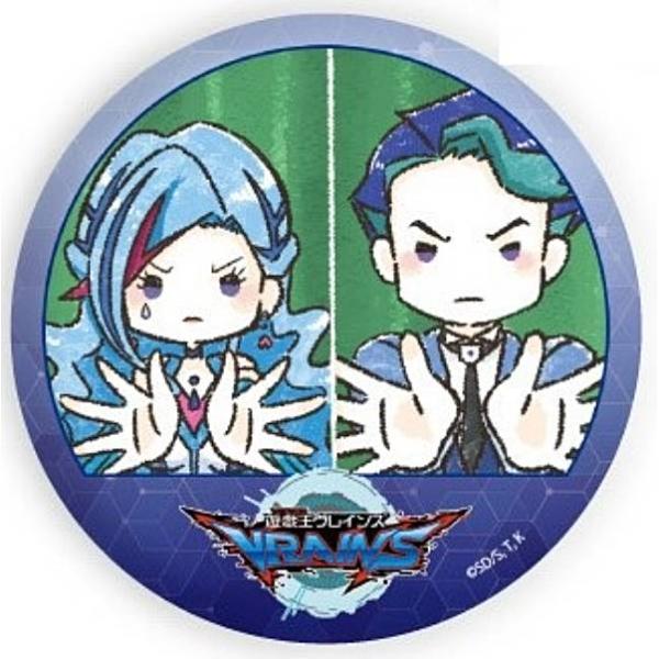 財前葵(ブルーメイデン)＆財前晃】缶バッジ 遊☆戯☆王VRAINS 06