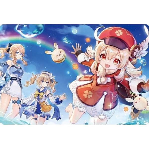 原神 バーバラ ウエハース 22 ジン＆バーバラ＆クレー (V ビジュアルカード) 】 原神 [Genshin